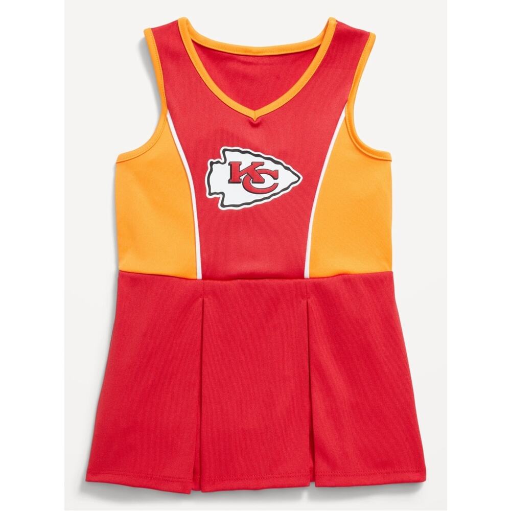 Old Navy Red Kansas City Chiefs Graphic Mesh Dress - Picture 3 of 7